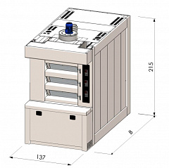 Подовая печь F-DECK E 3D.07.20