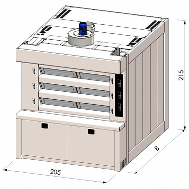 Подовая печь F-DECK E 3D.14.25