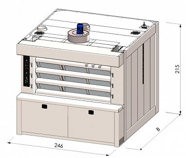 Подовая печь F-DECK G 3-3D/13