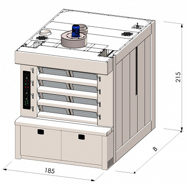Подовая печь F-DECK G 2-4D/12