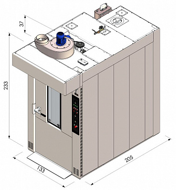 Ротационная печь ROTOR G PRO 60x80