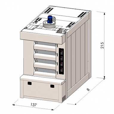 Подовая печь F-DECK E 4D.07.20